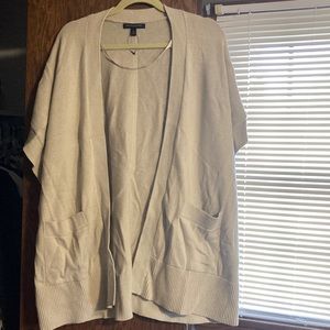 Cocoon shape cardigan with pockets